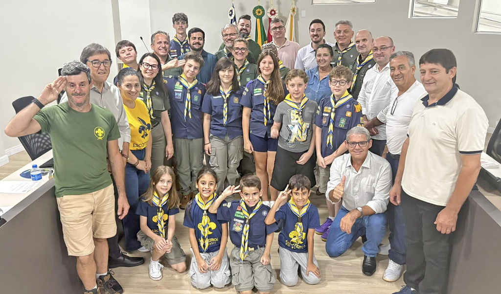Poder Legislativo concede moção de aplauso ao Grupo Escoteiro Trem do Vale de Capinzal e Ouro