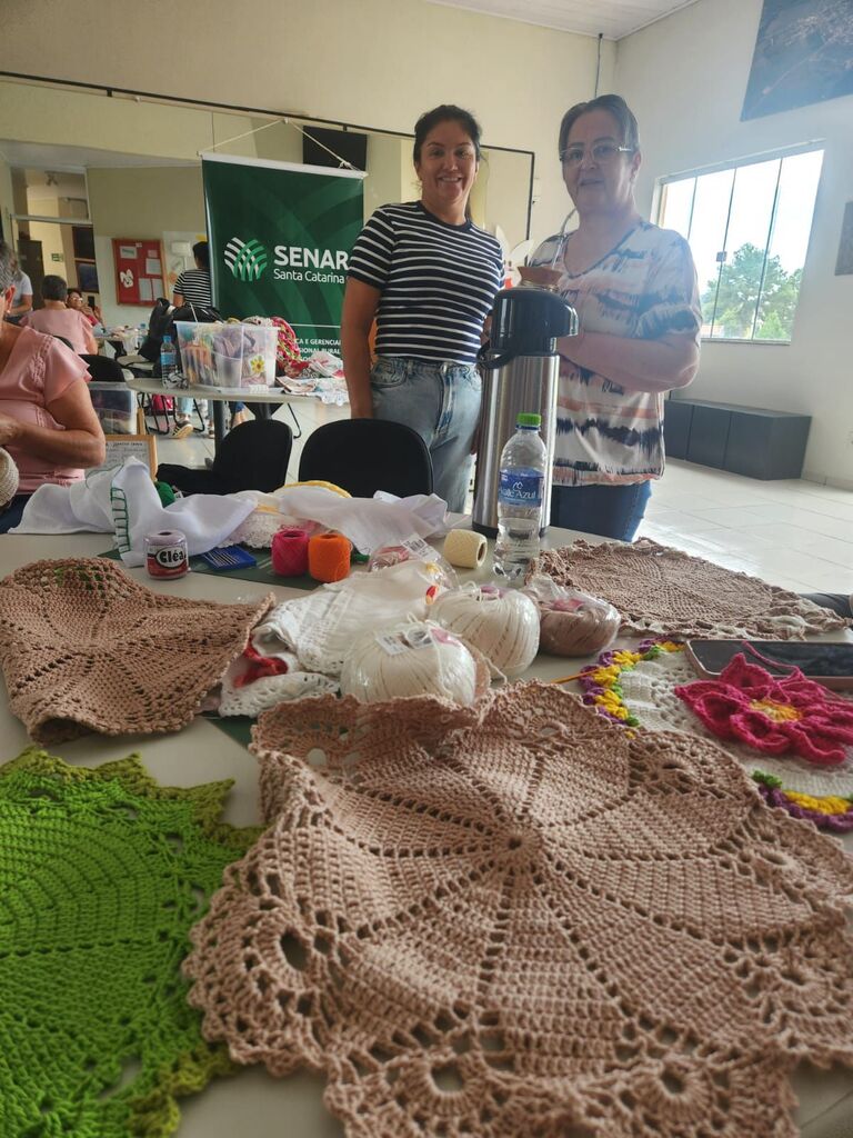 Zortéa: Curso de artesanato valoriza cultura e gera oportunidades