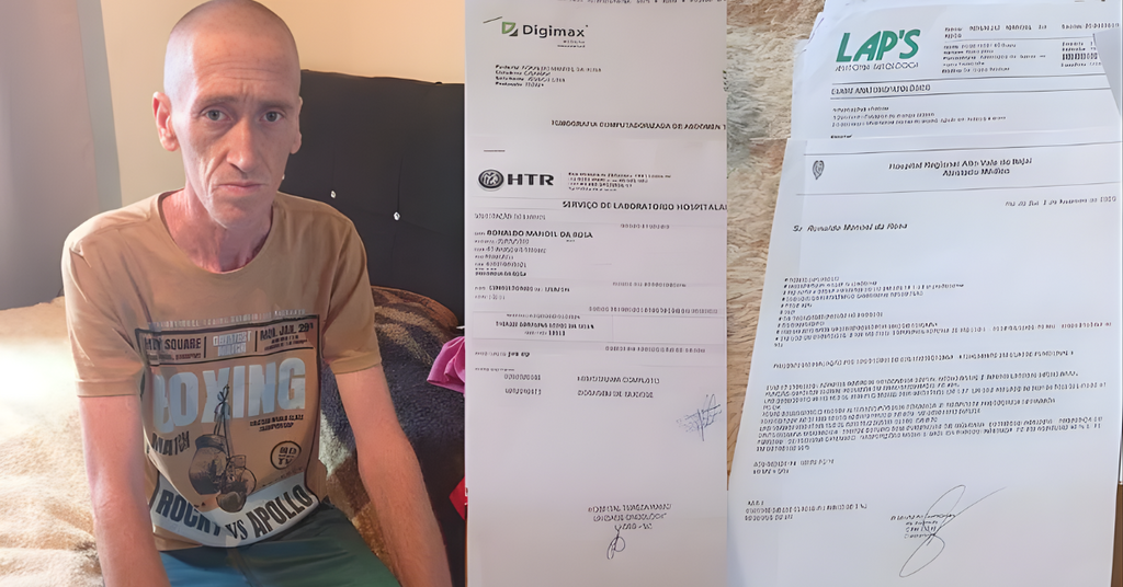 Conhecido como Alemão da Borracharia, morador de Santa Terezinha pede ajuda para tratamento contra linfoma raro