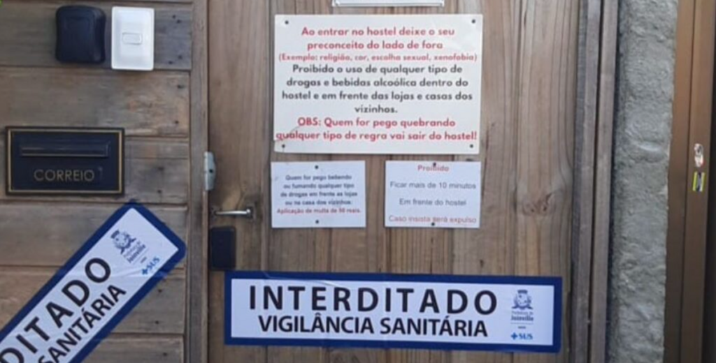 Albergue é interditado pela segunda vez em Joinville após reabertura irregular