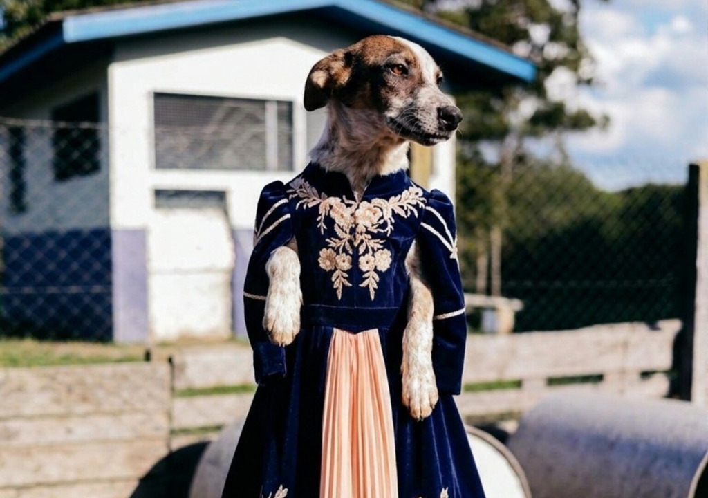 Cães entram no clima da Festa do Pinhão