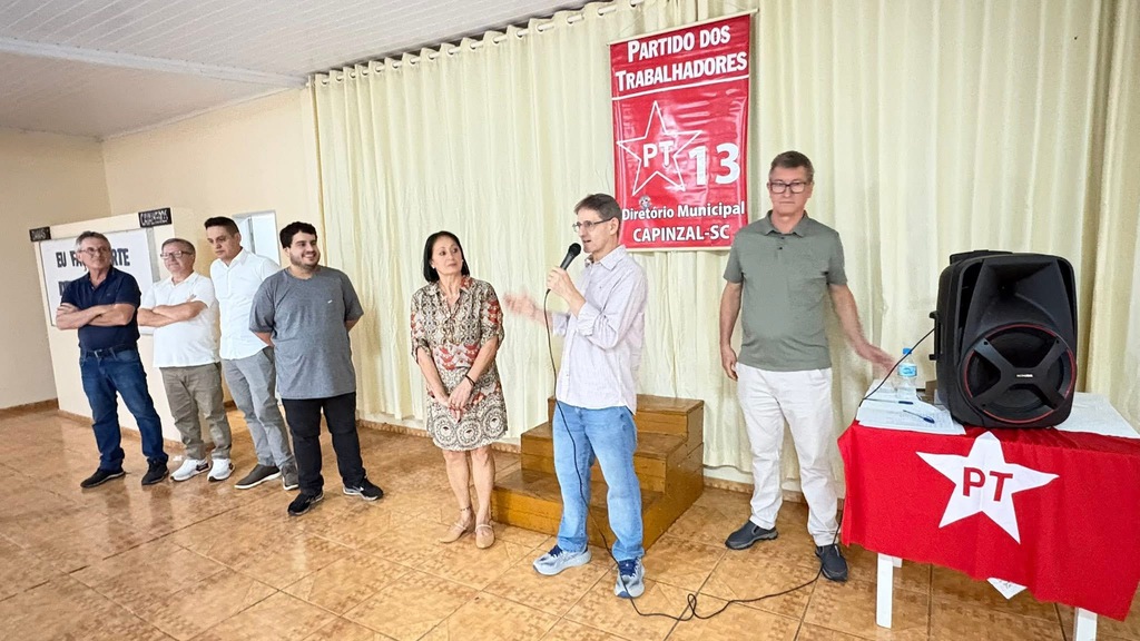 PT DE CAPINZAL REALIZA ENCONTRO PARA ENCAMINHA PRÉ-CAMPANHA