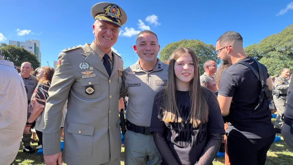 A BRIGADA MILITAR REALIZOU, NA SEXTA-FEIRA (10/04), A FORMATURA DE 210 SOLDADOS NO CURSO TÉCNICO EM SEGURANÇA PÚBLICA DA BRIGADA MILITAR (CTSP), EM SANTA MARIA.