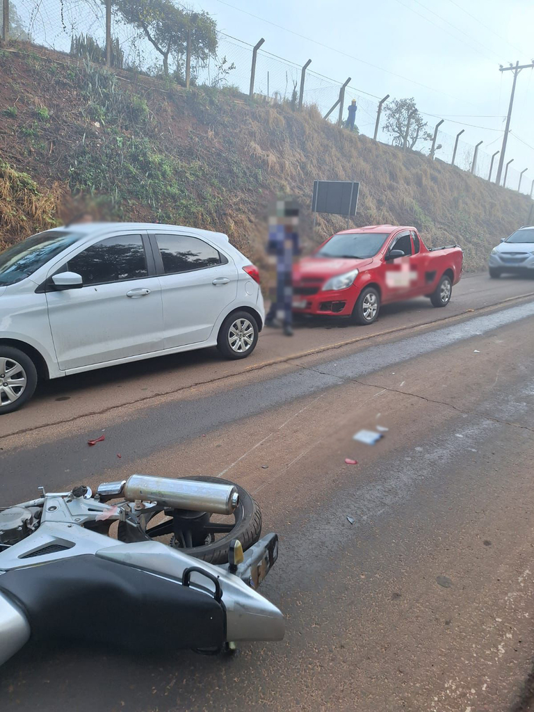 Acidente de trânsito é registrado nesta manhã na SC 163