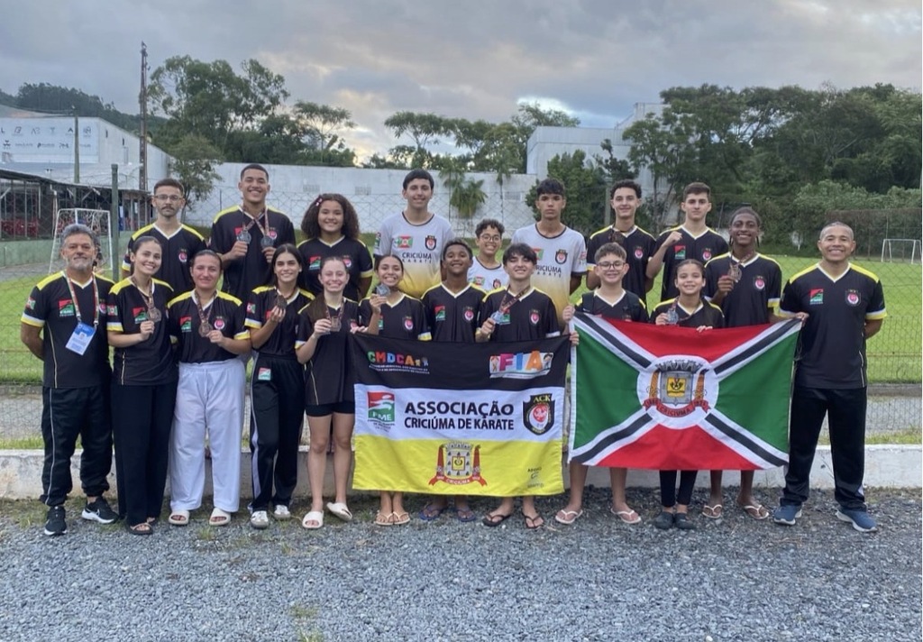 Karatê de Criciúma conquista o 5º lugar geral na 1ª etapa do Ranking Estadual Série A