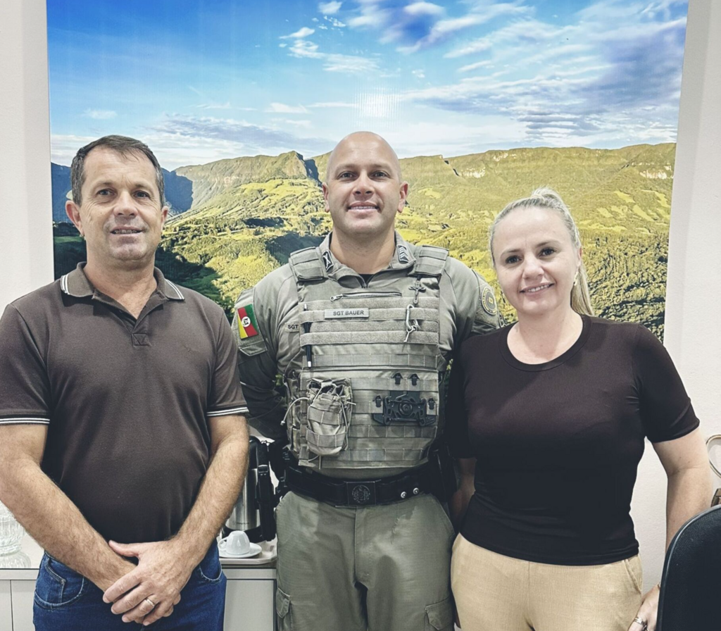 PREFEITURA E BRIGADA MILITAR ALINHAM AÇÕES DE SEGURANÇA EM MORRINHOS DO SUL