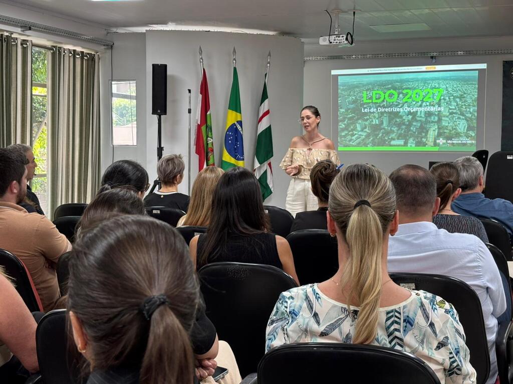 São Miguel do Oeste realiza audiência pública para construção da LDO 2027