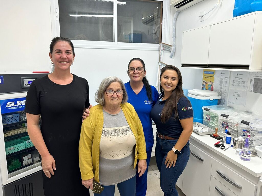 DIA D DE VACINAÇÃO CONTRA A INFLUENZA IMUNIZA 137 PESSOAS EM MORRINHOS DO SUL