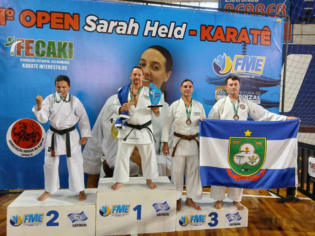 Destaque no tatame: atletas de Campos Novos sobem ao pódio em Capinzal
