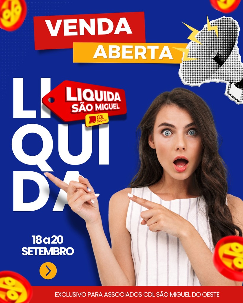 CDL São Miguel do Oeste abre oficialmente as vendas para o Liquida 2026