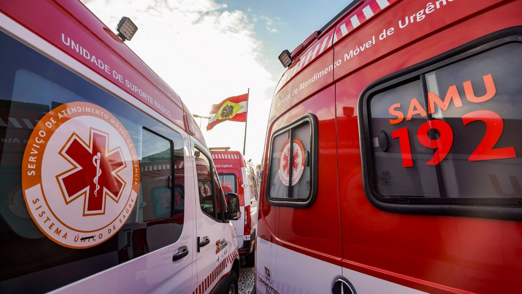 Noite e madrugada com emergências: crise convulsiva e quedas acionam SAMU em Imbituba (SC)