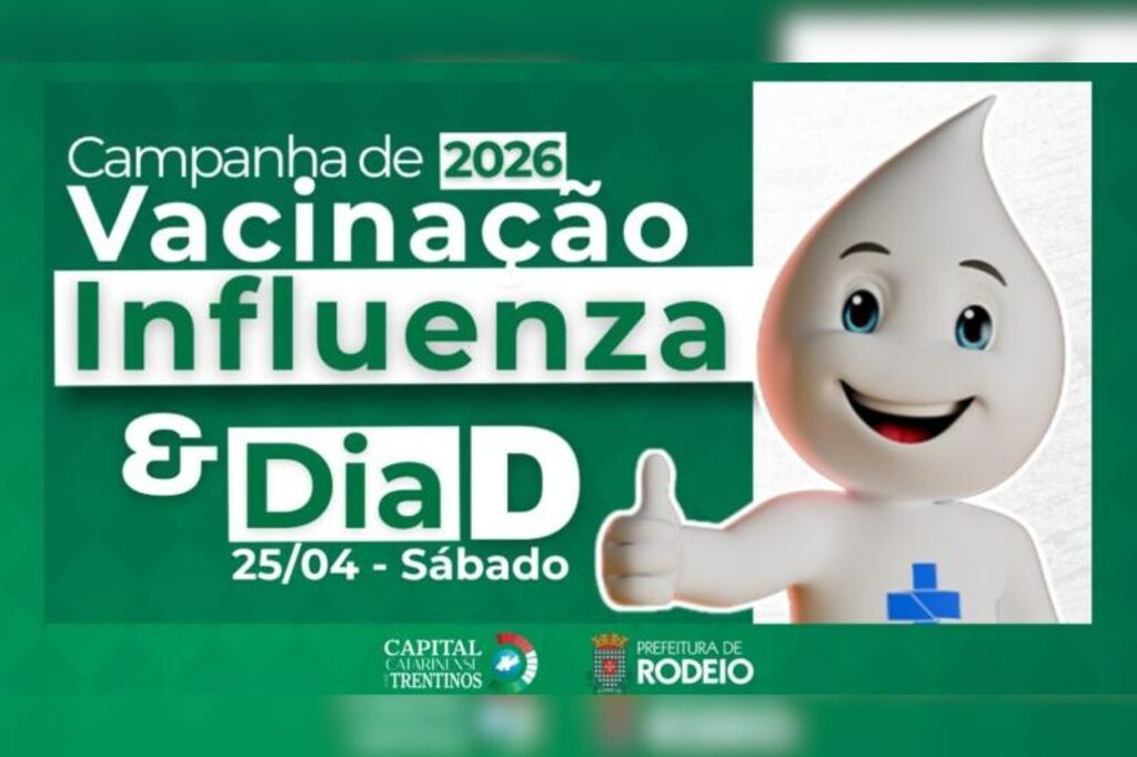 Vacinação contra influenza 2026 avança em Rodeio