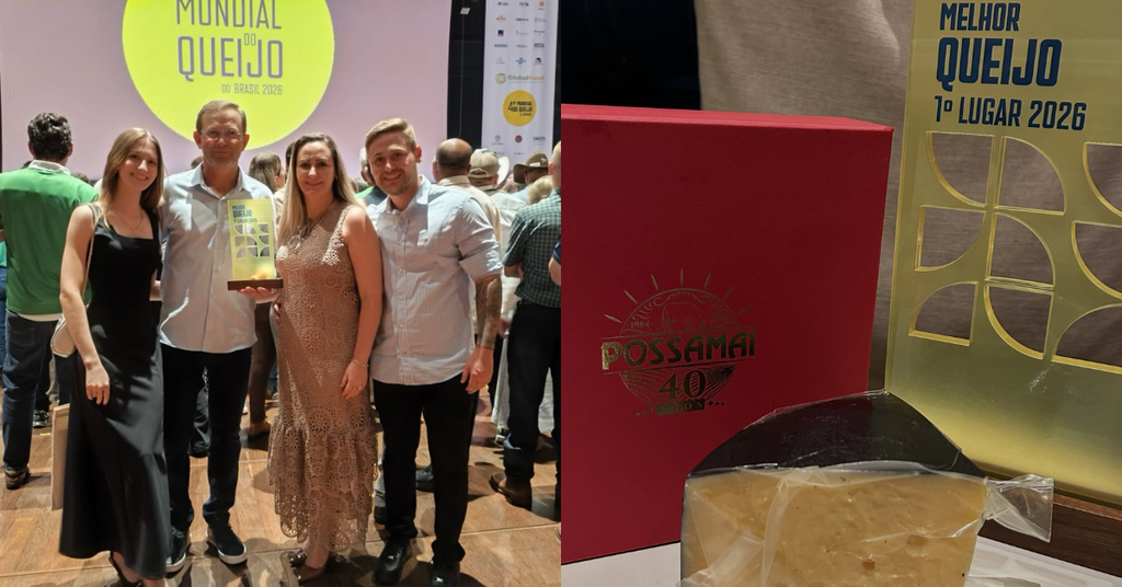 Queijo artesanal do Alto Vale do Itajaí é eleito o melhor do Mundial do Queijo do Brasil