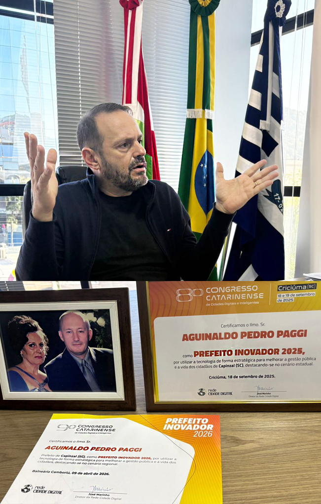 Capinzal conquista pelo segundo ano consecutivo o Prêmio Prefeito Inovador