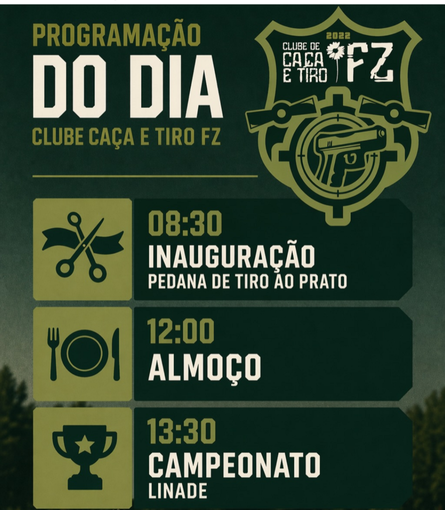 Correia Pinto recebe inauguração de pedana de tiro ao prato e campeonato neste sábado