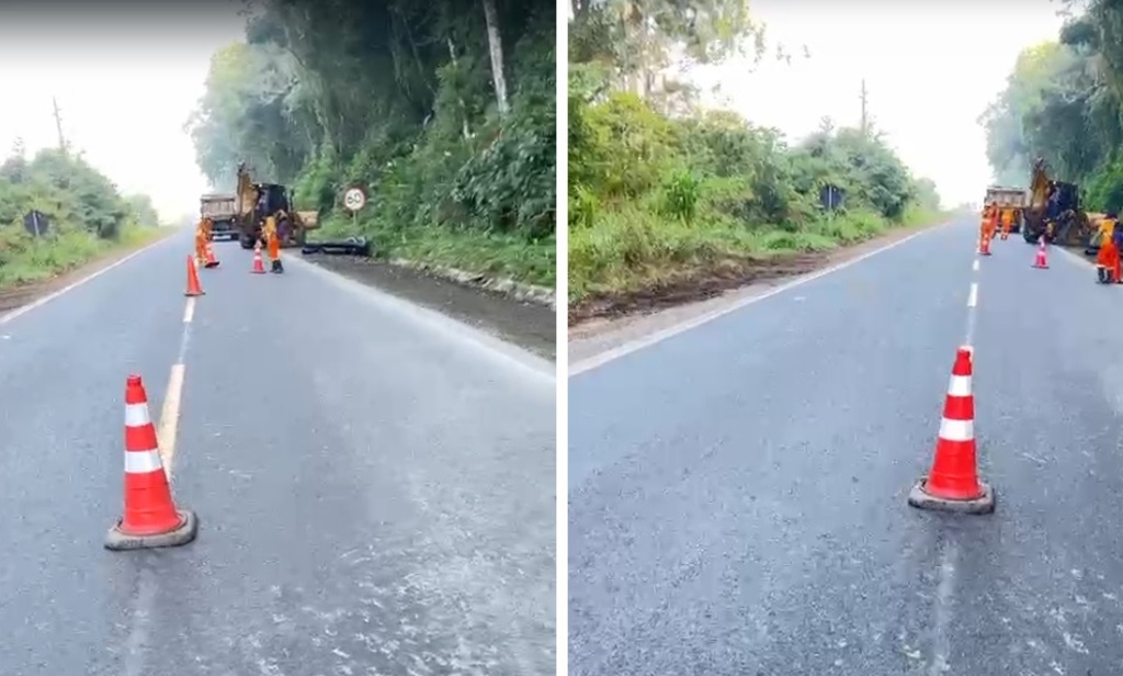 Deinfra começa obra de revitalização da SC-283 entre Concórdia e Seara