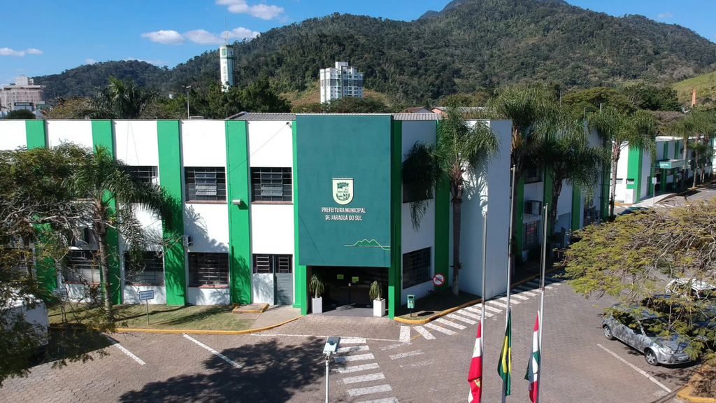 Foto: Reprodução/ Site Pref Jaraguá do Sul - Ataque cibernético atinge contas de prefeitura em SC e desvia recursos públicos