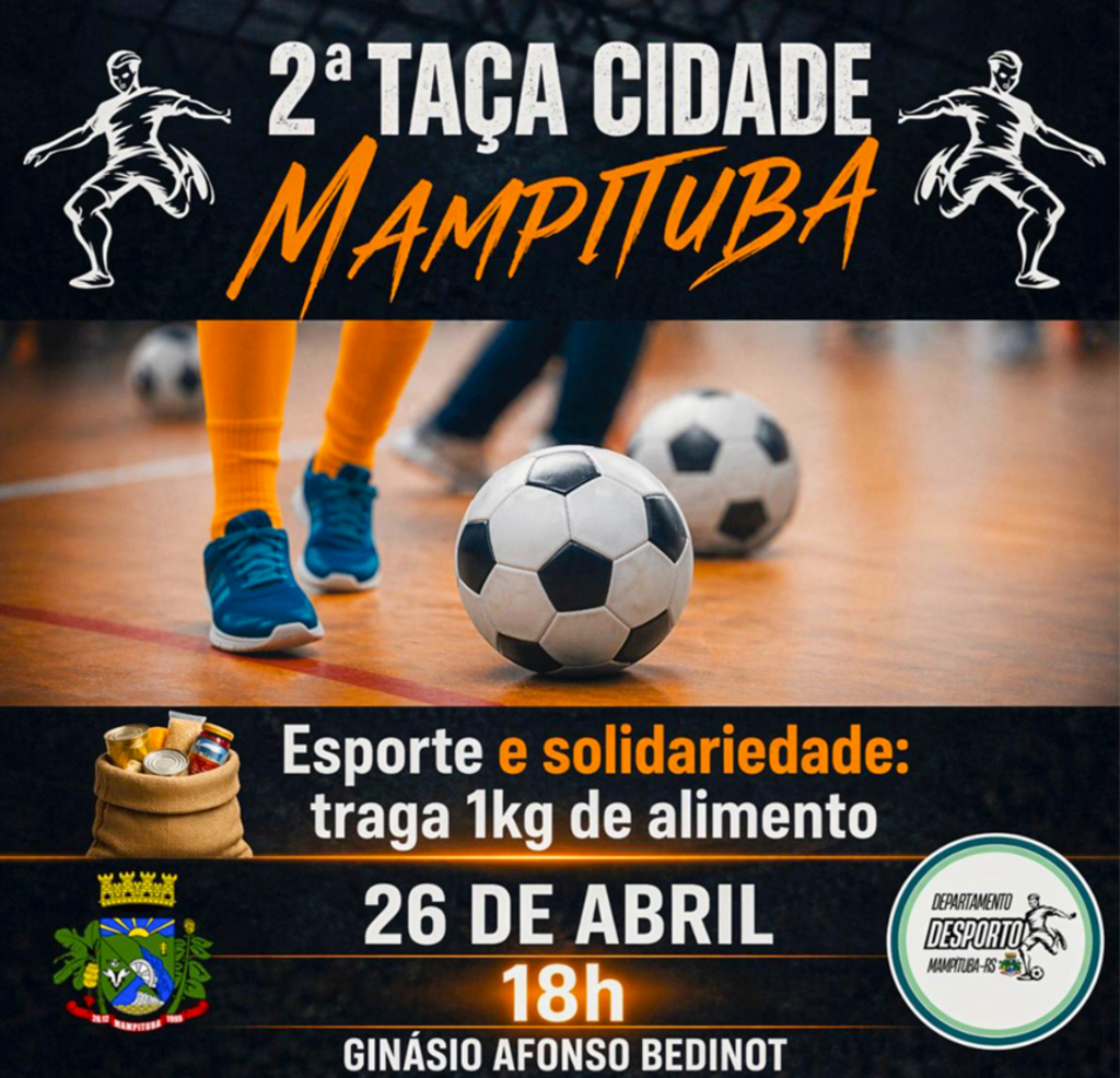 2ª TAÇA CIDADE DE MAMPITUBA COMEÇA COM RODADA CHEIA NESTE DOMINGO (26)