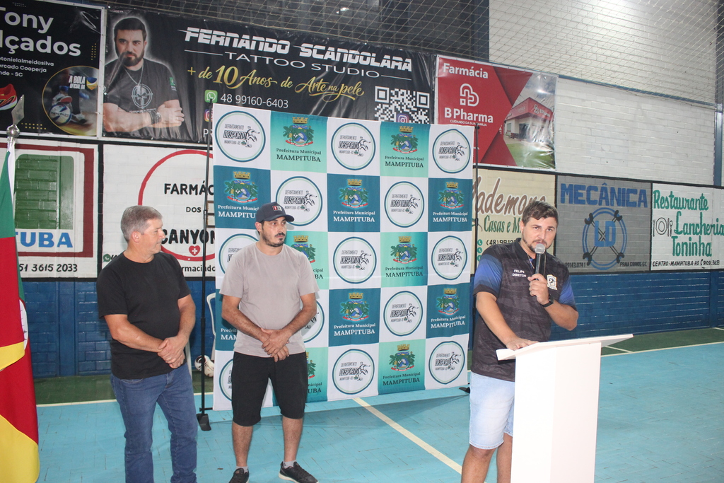 ABRE OFICIALMENTE EM MAMPITUBA  A II TAÇA CIDADE DE FUTSAL