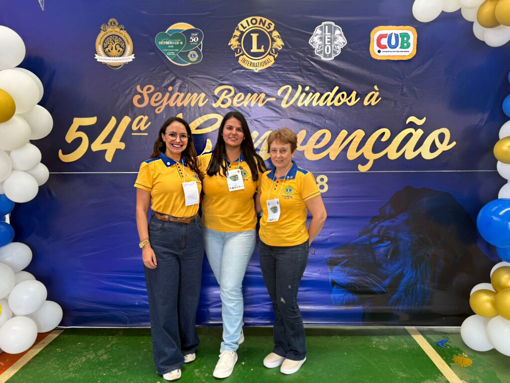 NÚCLEO DO LIONS CLUBE DE LACERDÓPOLIS PARTICIPA DA 54ª CONVENÇÃO DO DISTRITO LD-8