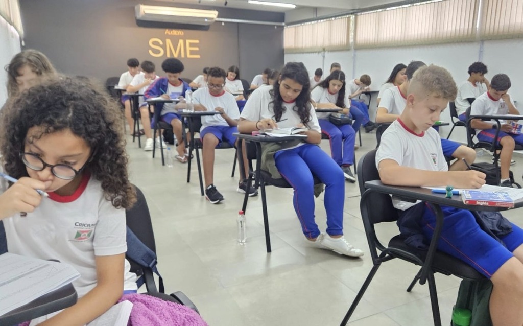 Alunos de Criciúma receberão medalhas pelo desempenho na Olimpíada Internacional Matemática Sem Fronteiras