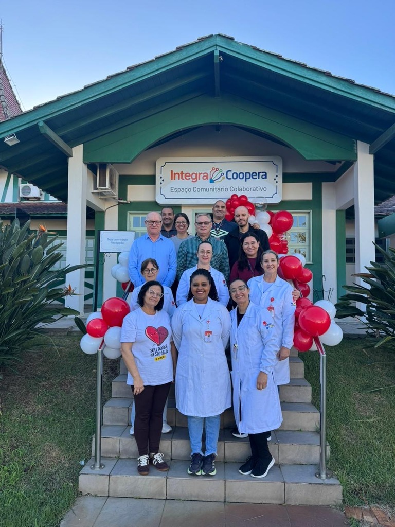 Coopera promove campanha de doação de sangue em Forquilhinha e mobiliza comunidade