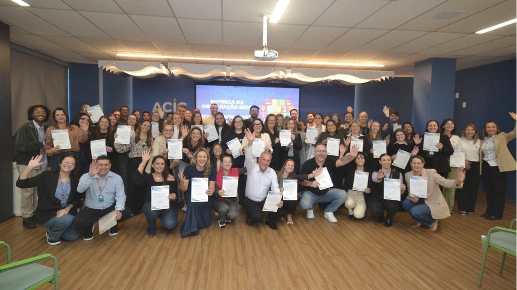 Declaração de Signatário 2026 é entregue a integrantes do Comitê ODS Criciúma