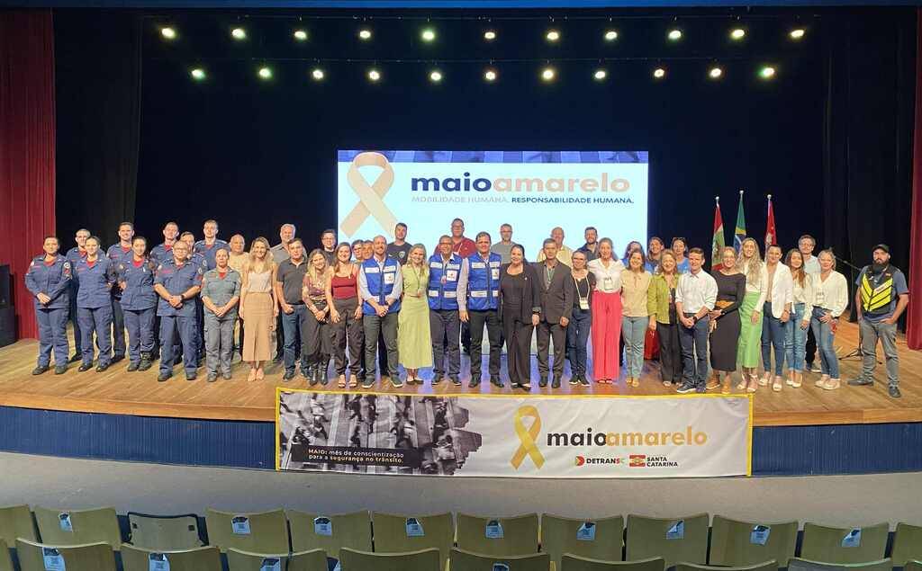 Detran/SC divulga ações do Maio Amarelo 2026 em Santa Catarina