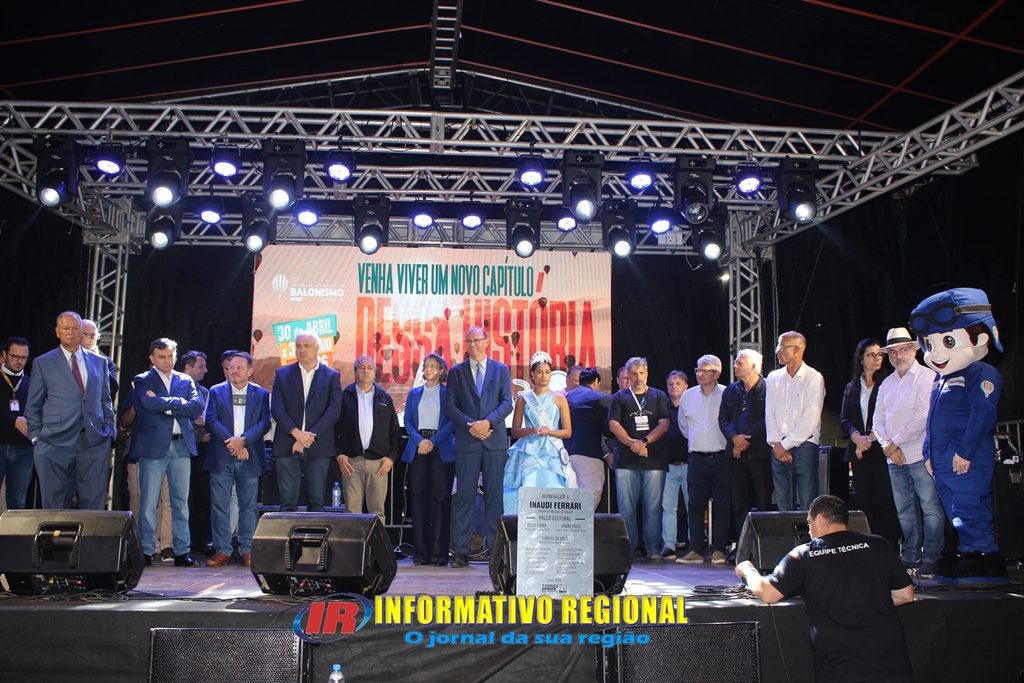 36º FESTIVAL INTERNACIONAL DE BALONISMO DE TORRES É ABERTO OFICIALMENTE COM HOMENAGEM A INAUDI FERRARI