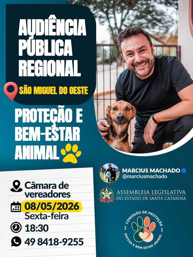 Audiência pública regional de Proteção Animal será nesta sexta