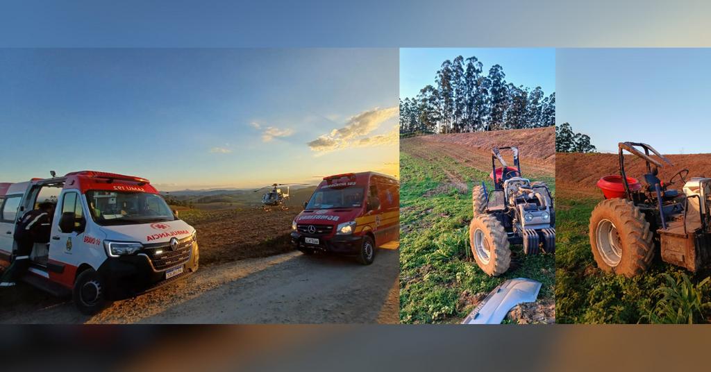 Agricultor morre após acidente com trator no interior de Taió