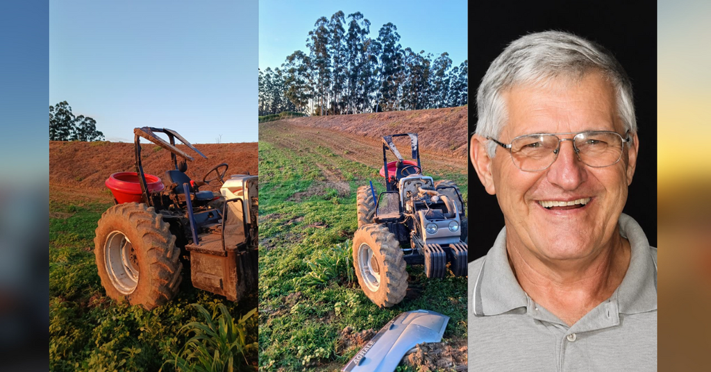 Identificado agricultor que morreu em acidente com trator no interior de Taió
