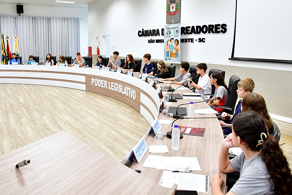 Jovens parlamentares sugerem melhorias no trânsito, em escolas e em praças