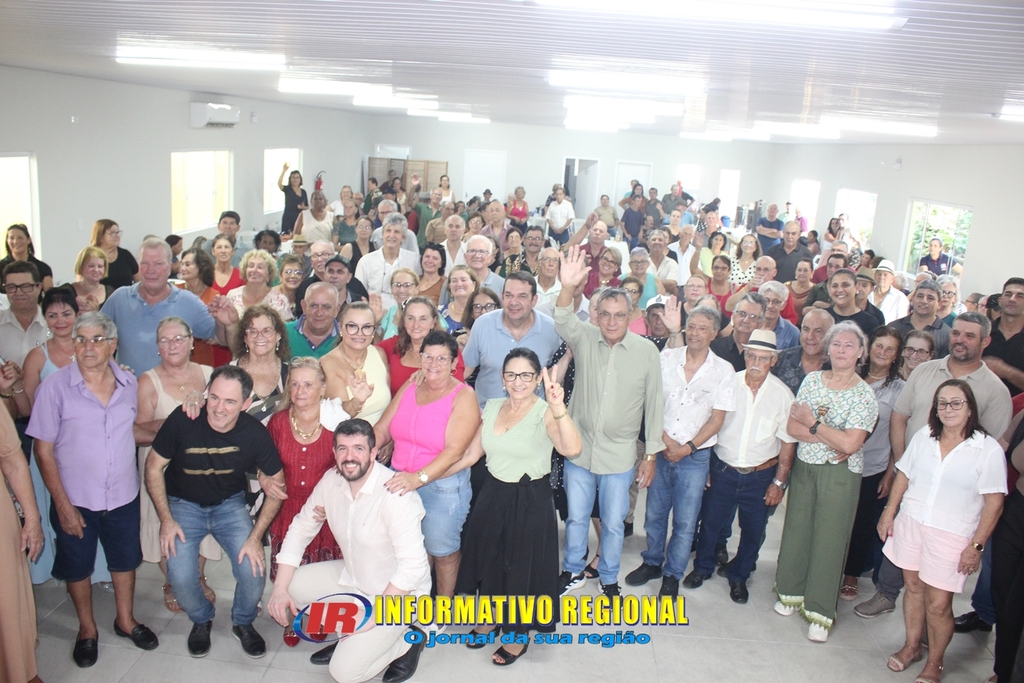 INAUGURADA A REFORMA E AMPLIAÇÃO DO CENTRO DE CONVIVÊNCIA DO GRUPO ALEGRIA DA TERCEIRA IDADE DE SÃO JOÃO DO SUL