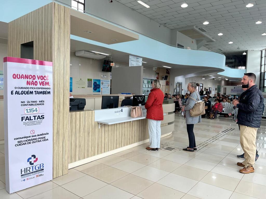 Com mais de 1,1 mil faltas em abril, direção alerta para não comparecimento em consultas agendadas
