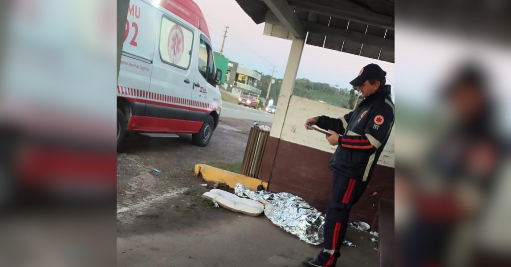 Frio intenso faz primeira vítima e homem em situação de rua é encontrado morto em SC