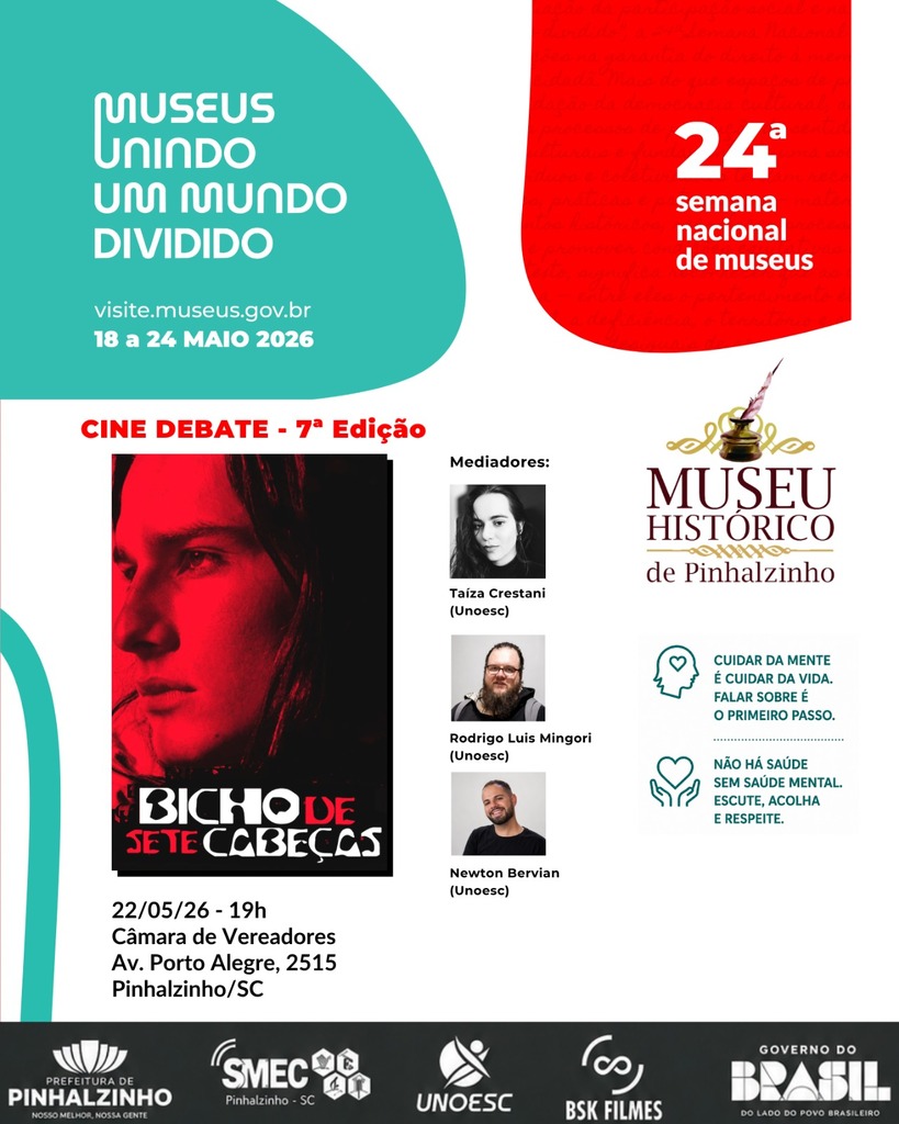 Museu de Pinhalzinho promove Cine Debate sobre o filme Bicho de Sete Cabeças