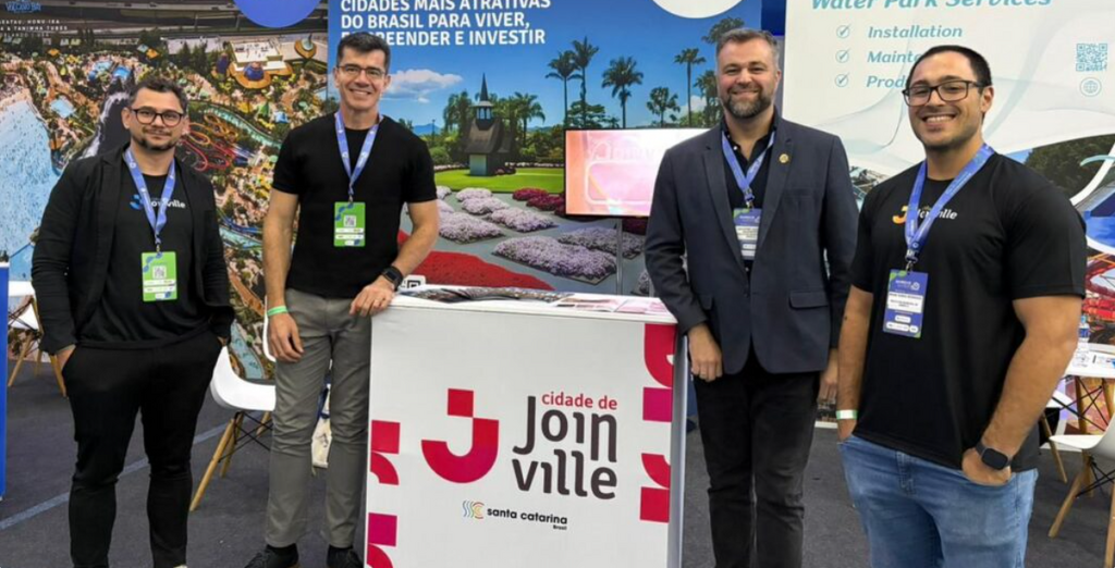 Turismo de Joinville ganha destaque em evento nacional de parques e atrações