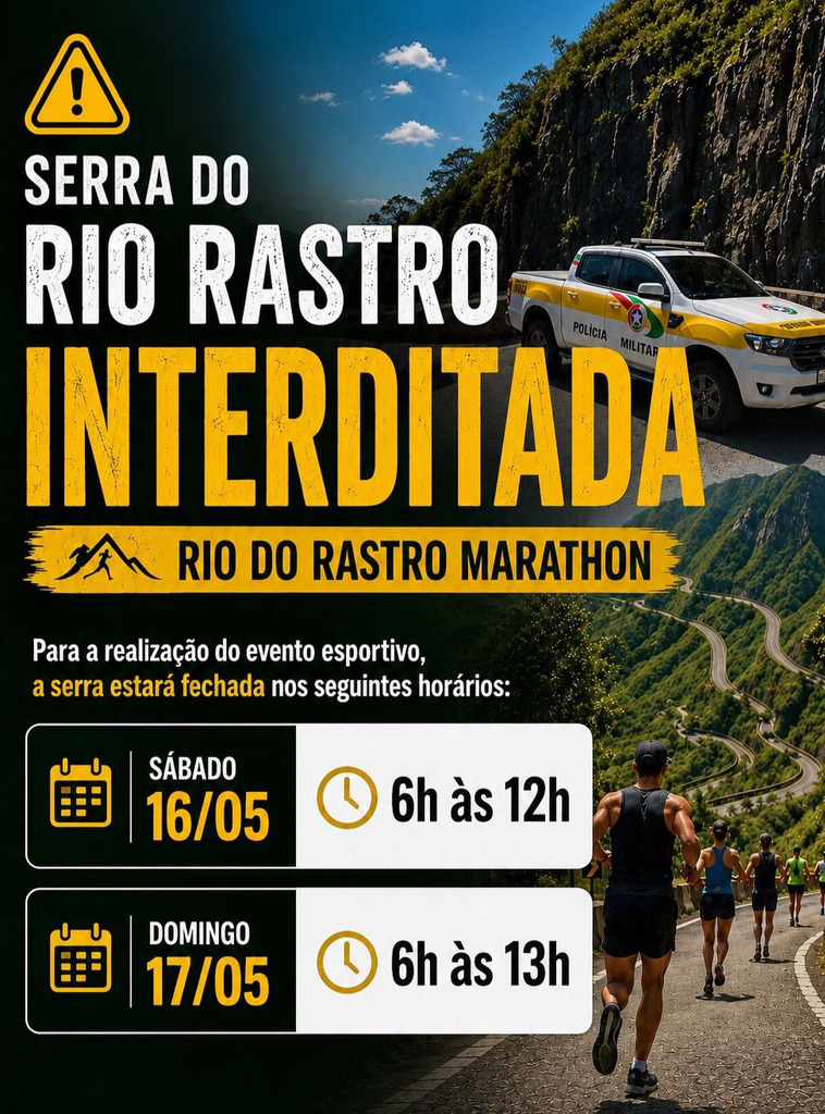 POLÍCIA MILITAR DE SC COMANDO DE POLÍCIA MILITAR RODOVIÁRIA SERRA DO RIO DO RASTRO- SC
