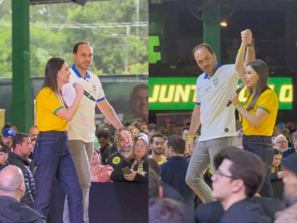COM A PRESENÇA DE FLÁVIO BOLSONARO, PL OFICIALIZA PRÉ-CANDIDATURA DE CHAPA PURA AO SENADO POR SC