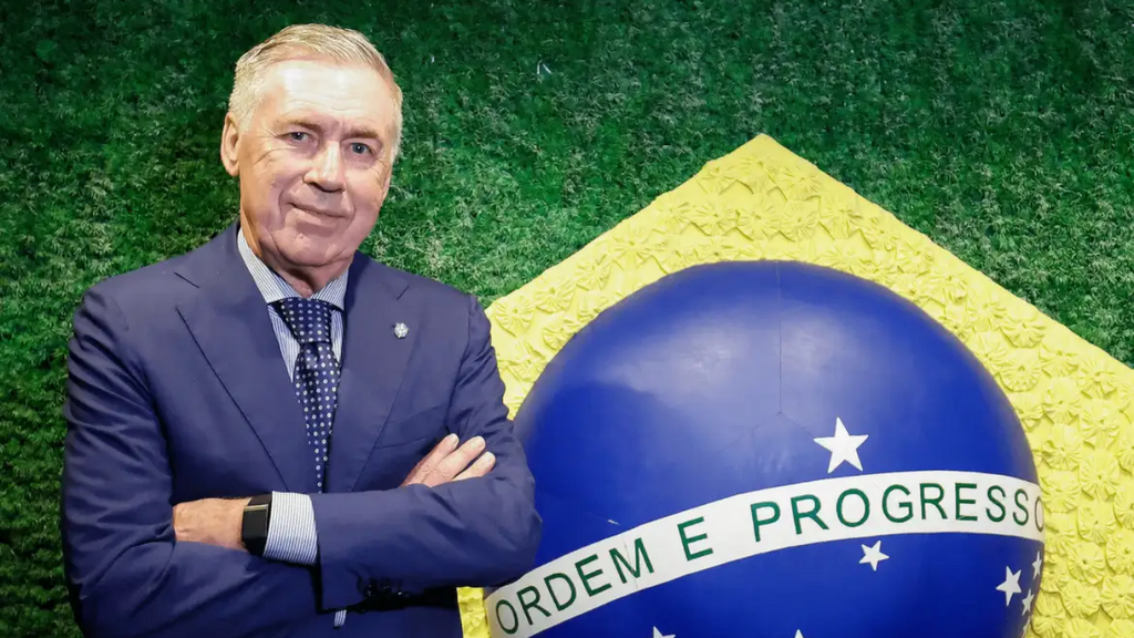 Seleção brasileira confirma permanência de Ancelotti até 2030