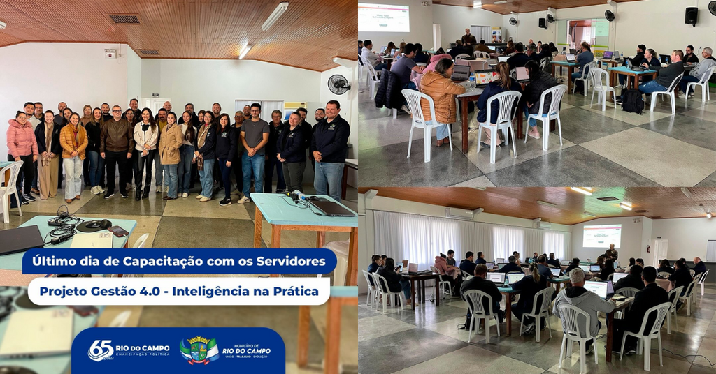 Prefeitura de Rio do Campo encerra capacitação em Inteligência Artificial para servidores municipais