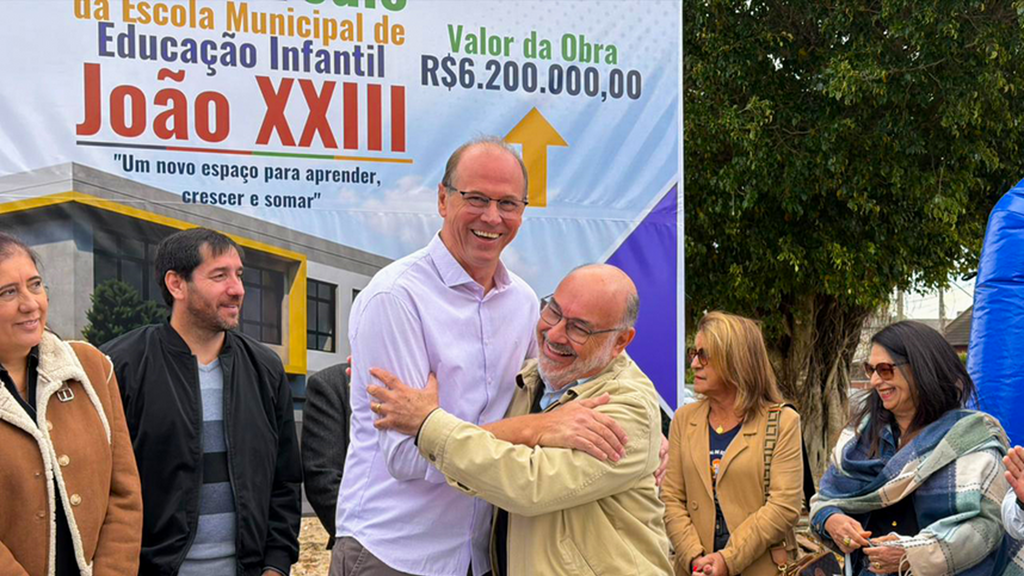 INICIA EM TORRES A CONSTRUÇÃO  DO NOVO PRÉDIO DA EMEI JOÃO XXIII