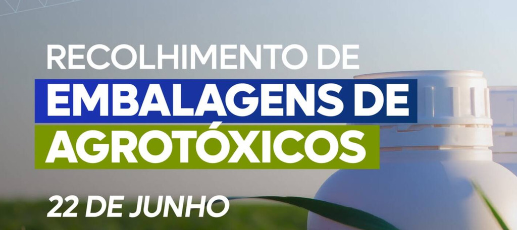 MORRINHOS DO SUL REALIZA RECOLHIMENTO ITINERANTE DE EMBALAGENS DE AGROTÓXICOS NO DIA 22 DE JUNHO