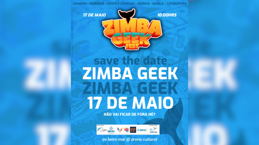 Zimba Geek Fest acontece neste domingo em Imbituba