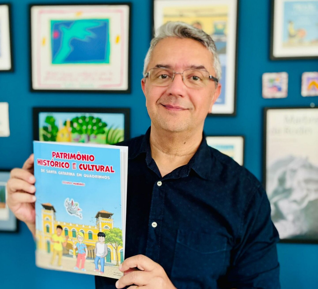Ricardo Manhães lança revista “Patrimônio Histórico e Cultural de Santa Catarina em Quadrinhos”