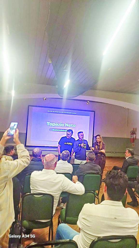 Capinzalense participa de encontro estadual do Podemos na capital catarinense​