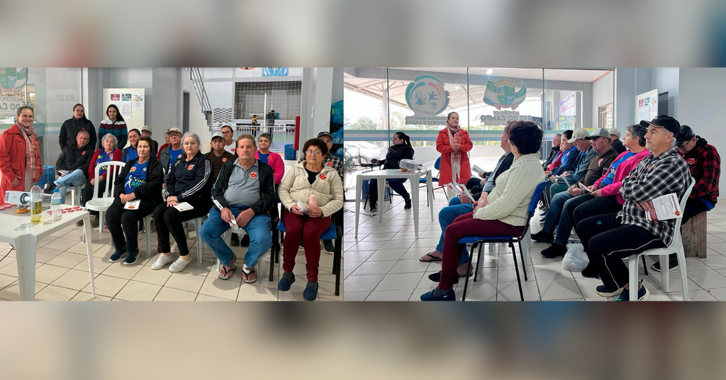 Secretaria de Saúde de Rio do Campo promove ação do Maio Vermelho com o Grupo Vida Ativa