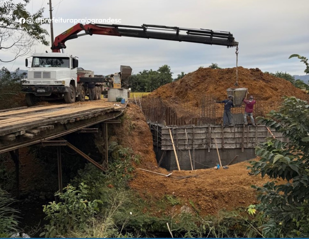 PRAIA GRANDE INICIA CONSTRUÇÃO DA PONTE DA SANGA DA RIPA