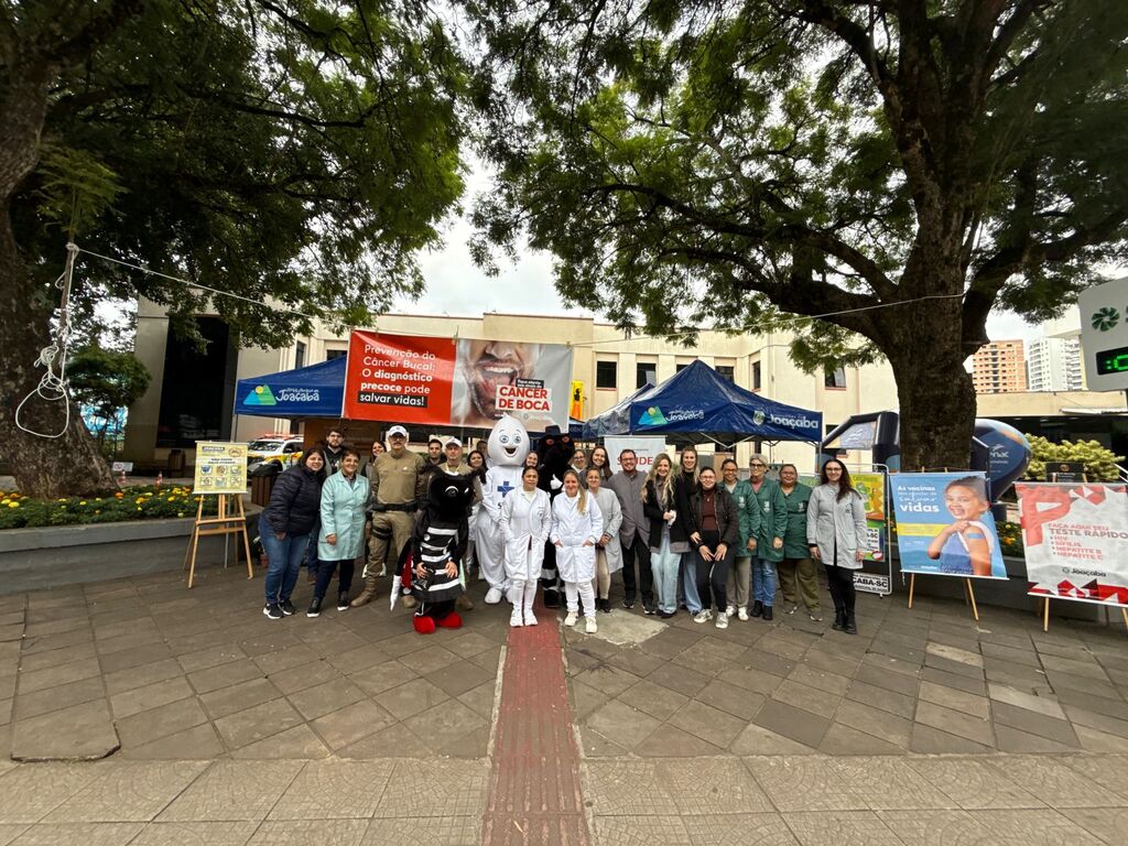 Ação do Maio Vermelho e Maio Amarelo reúne comunidade e amplia serviços de prevenção em Joaçaba